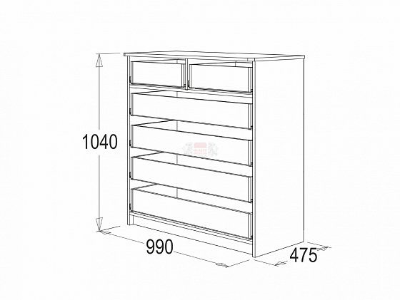 Комод-6 "Фант" -