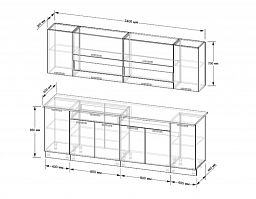 Кухня "Лайт" 2400 мм