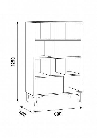 Стеллаж "Арбат" - габариты