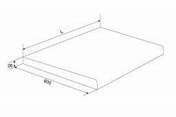 Столешница постформинг H26 L1600