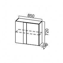 Шкаф навесной 850/720 угловой "Модерн" Ш850у/720