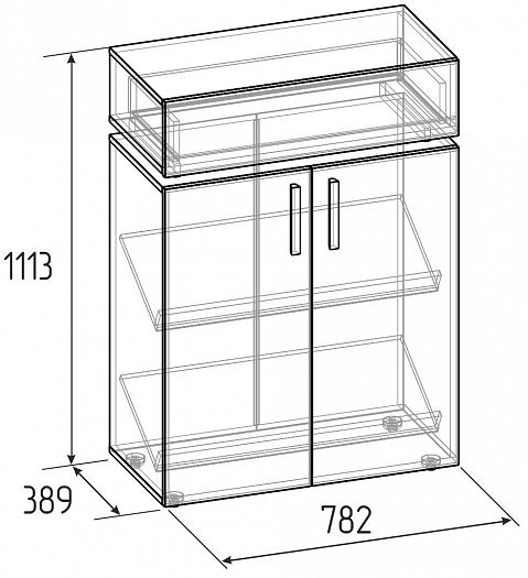 Тумба для обуви 89 "Neo" - Схема