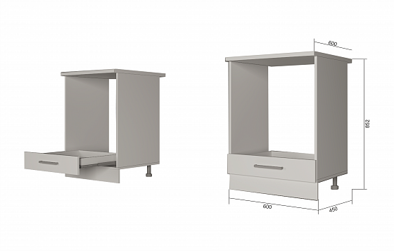 Модуль нижний Духовка "Дели" Арт. МД 60 (без столешницы) - Модуль нижний Духовка "Дели" Арт. МД 60 (