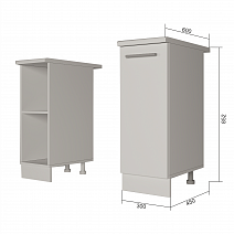 Модуль нижний "Дели" Арт. МН 30 (без столешницы)