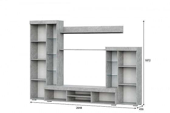 Мебель для гостиной "МГС 5" (NN-Мебель), схема
