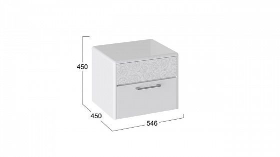 Тумба прикроватная "Скарлет" ТД 339.03.01 - размеры