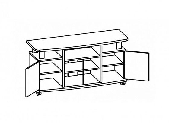 Тумба ТВ "Виста-13 Н" - схема