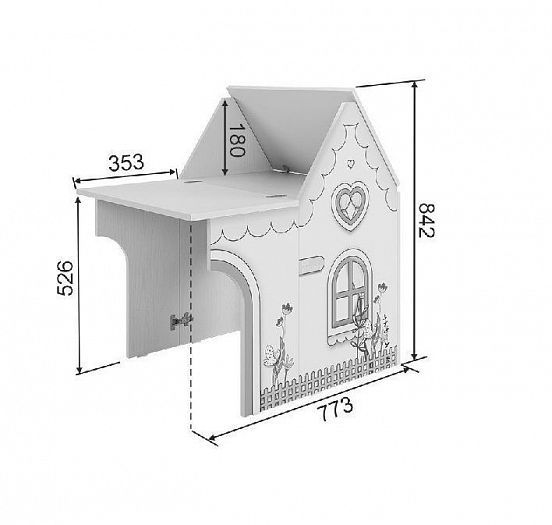 Стол "Домик" - Стол "Домик" размеры