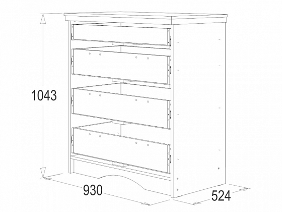 Комод "Ольга-10" -