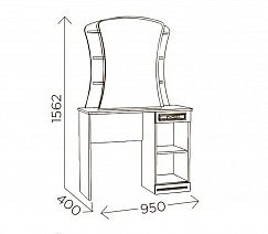 Стол туалетный "Гертруда" М6