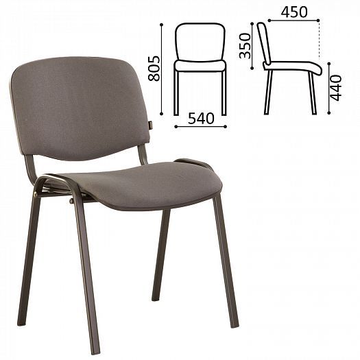 Стул для персонала и посетителей "Iso CF-005" (ткань) - Стул для персонала и посетителей "Iso CF-005