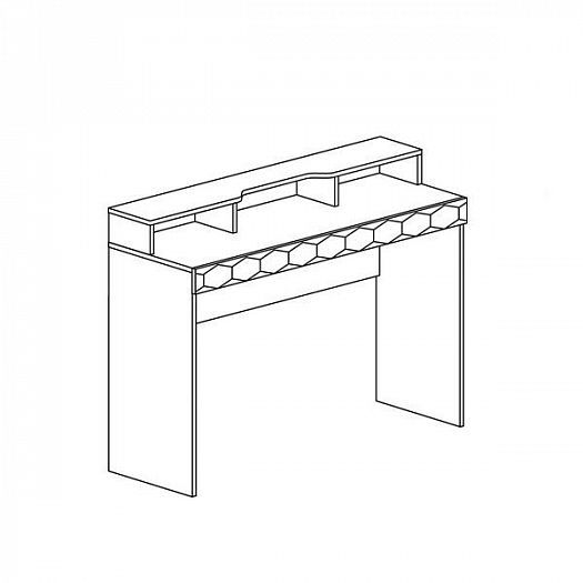 Стол туалетный "Дели" №74 - Стол туалетный "Дели" №74, схема